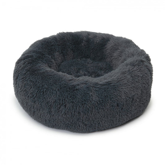 Catit - Fluffy Bed - DARK GREY - 60CM (20in) diameter