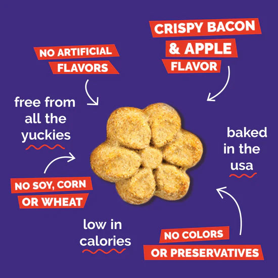 LocalID_71425 Fruitables - CRISPY BACON and APPLE Crunchy Dog Treats - 198GM (7oz)
