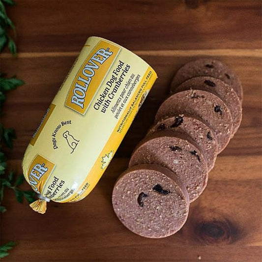 *S.O. - Up to 2 Week Wait* Rollover - CHICKEN Roll with CRANBERRY Dog Treat - 400GM