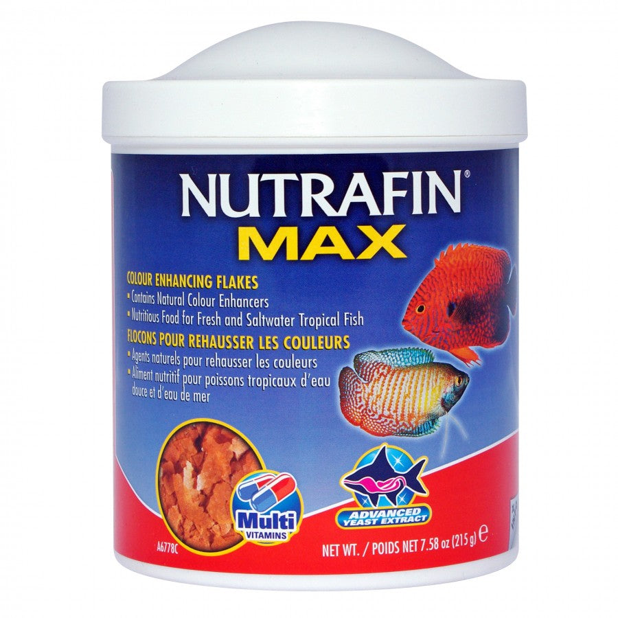 Nutrafin, Max Colour Enhancing Flakes, 215GM (6.77oz)