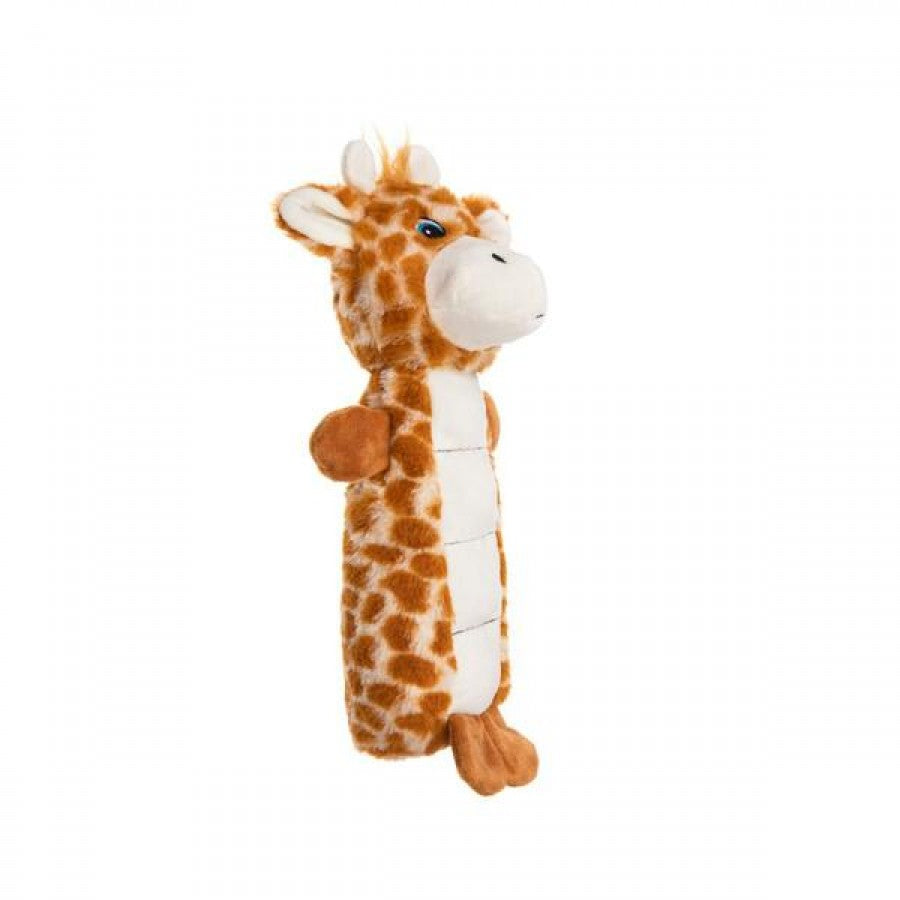 Growl - Belly Busters Giraffe Dog Toy - BROWN - 30.5CM (12in)