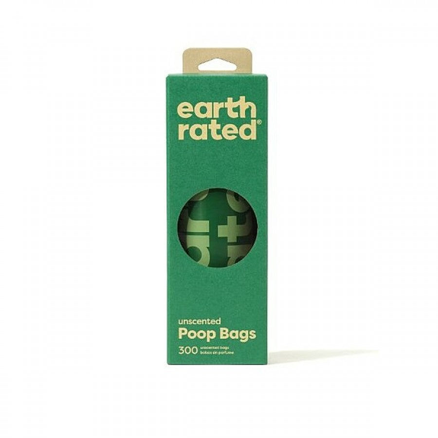 Earth Rated - Poop Bags - UNSCENTED - 1 Roll 300 Bags