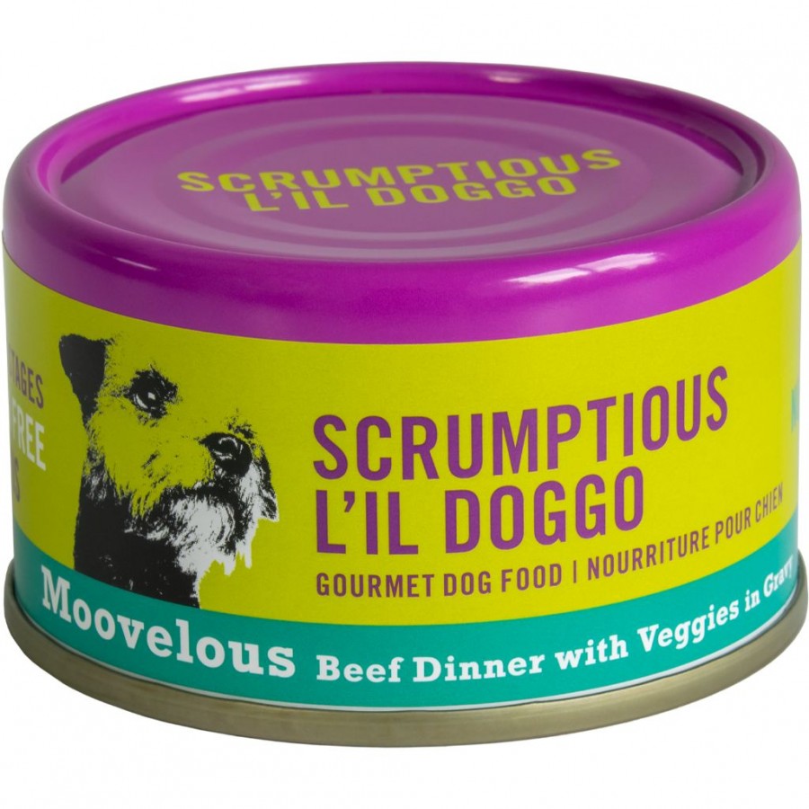 Scrumptious - MOOVELOUS - BEEF & VEGGIE Dinner in Gravy Wet Dog Food - 85GM (3oz)