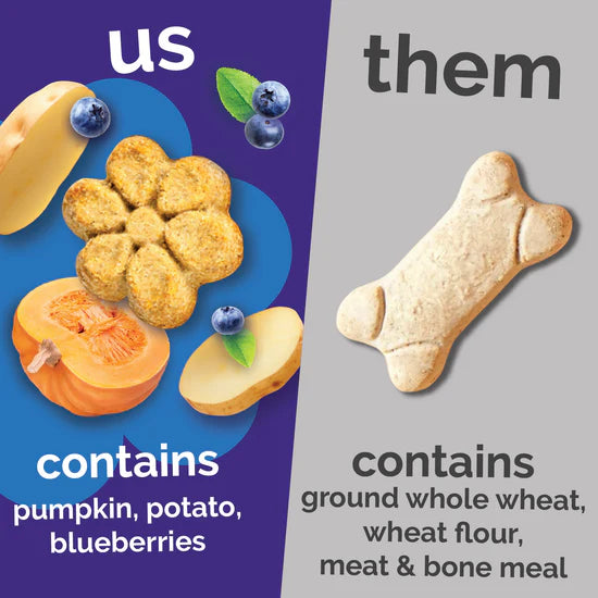 LocalID_71444 Fruitables - PUMPKIN & BLUEBERRY Crunchy Dog Treats - 340GM (12oz)