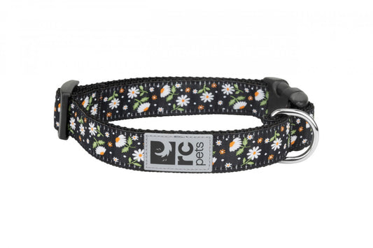 RC Pets - Clip Collar - DAISIES - XSMALL - 0.625 x 7-9in