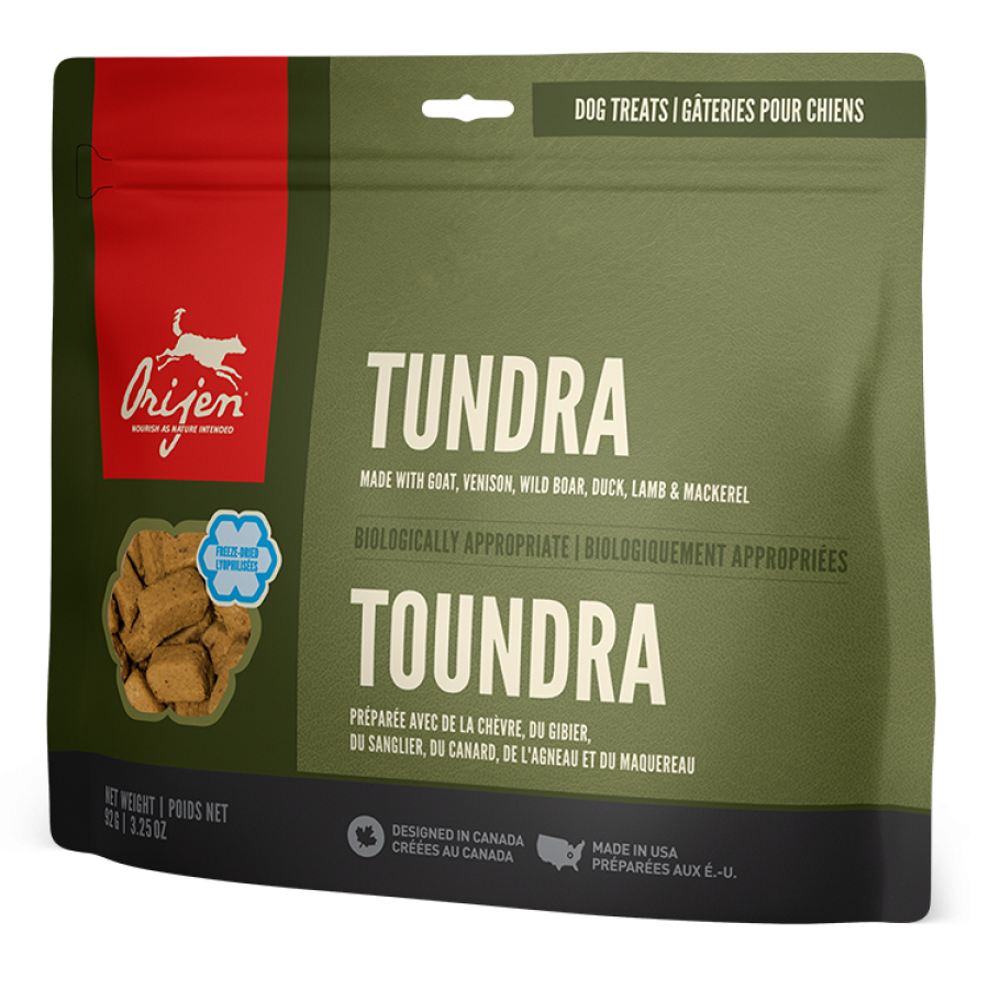 LocalID_30518 Champion Foods - Orijen Freeze Dried TUNDRA Dog Treats - 92G
