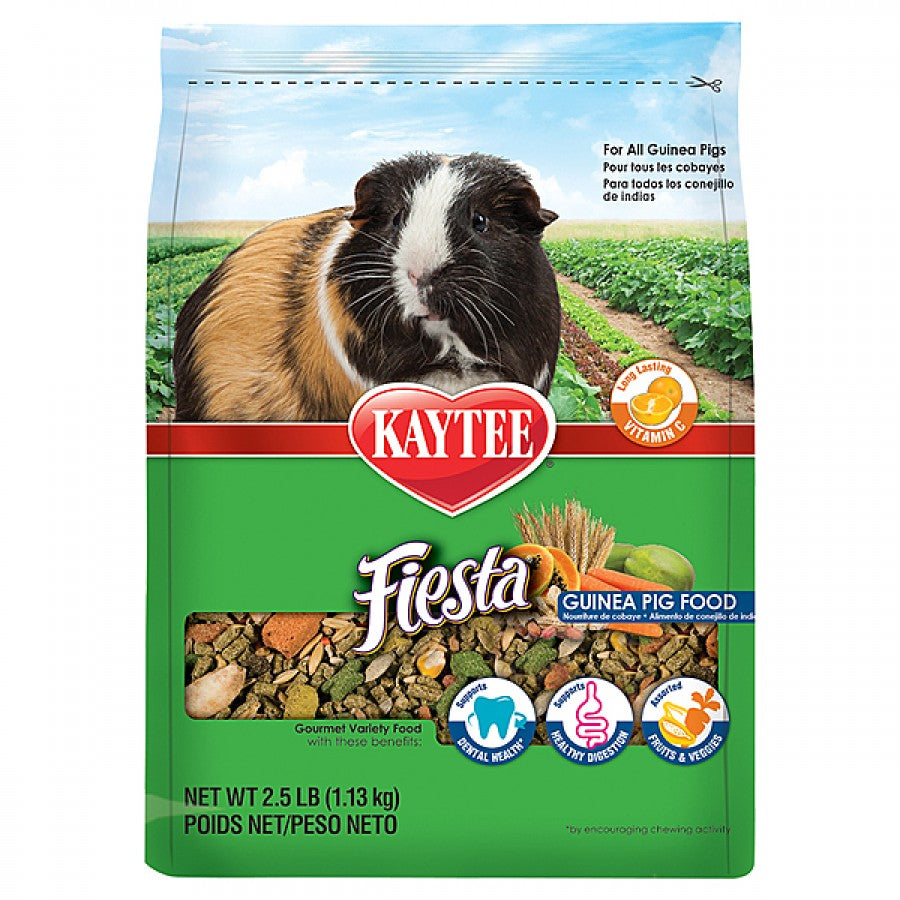 *S.O. - Up to 2 Weeks Wait* Kaytee - Fiesta Guinea Pig Food - 1.13KG (2.5lb)