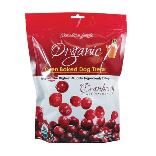 Grandma Lucy's - Organic Baked CRANBERRY Dog Treats - 397GM (14oz)