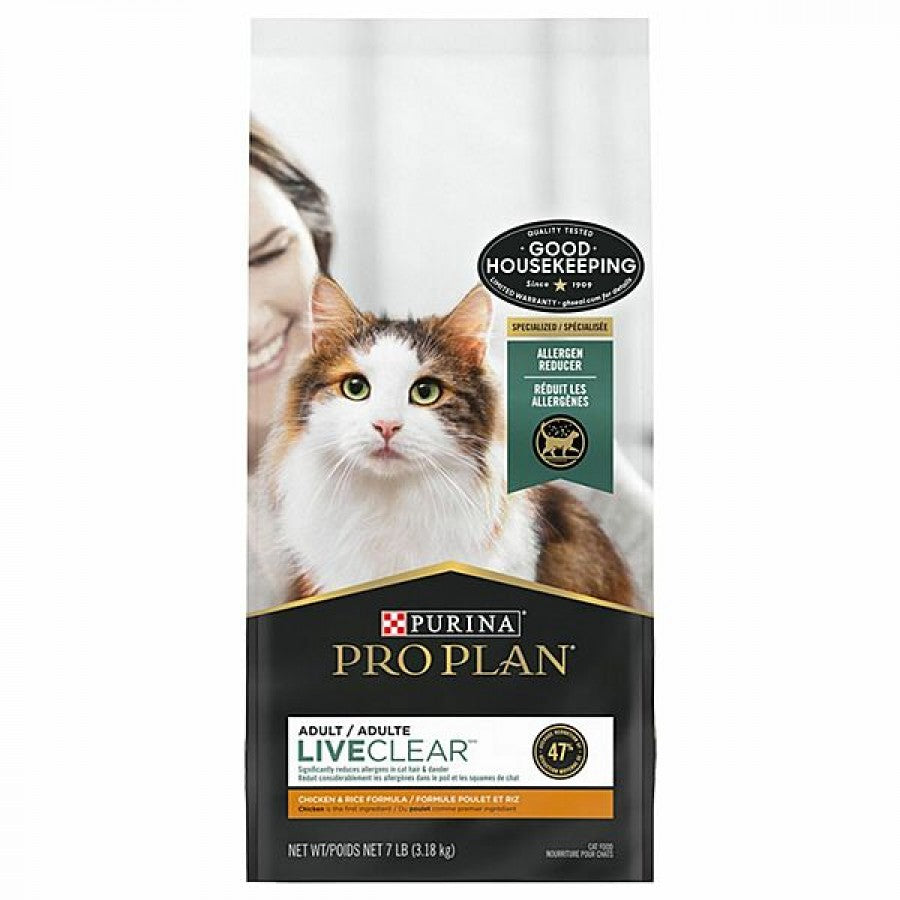 Purina - Pro Plan - Live Clear CHICKEN & RICE Dry Cat Food - 3.18KG (7lb)