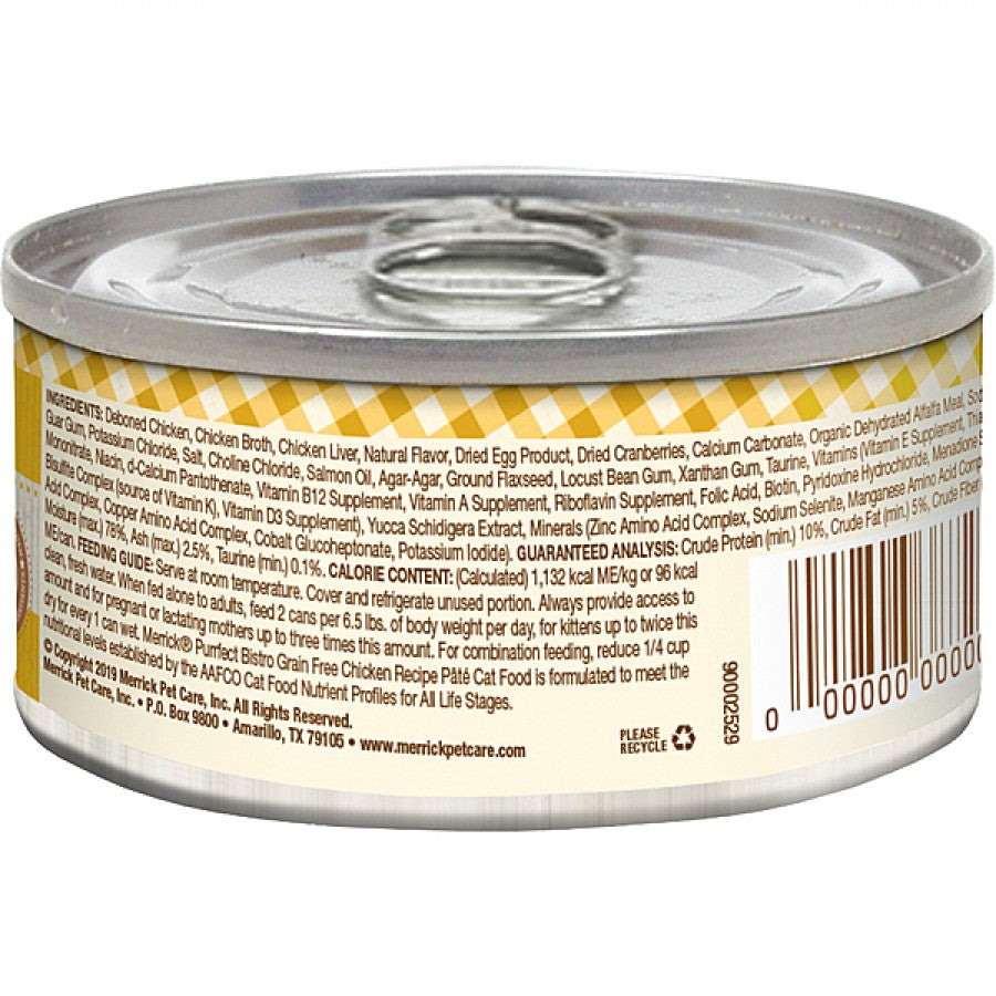 *S.O. - Up to 2 Week Wait* Merrick - CHICKEN Pate Wet Cat Food - 85GM (3oz)