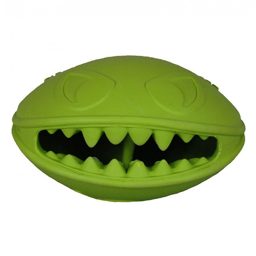 *S.O. - Up to 2 Week Wait* Jolly Pets - Monster Mouth Dog Toy - GREEN - 10CM (4in)