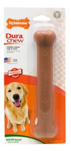 Nylabone - Dura Chew Bone BACON Dog Chew - GIANT - 20CM (8in)