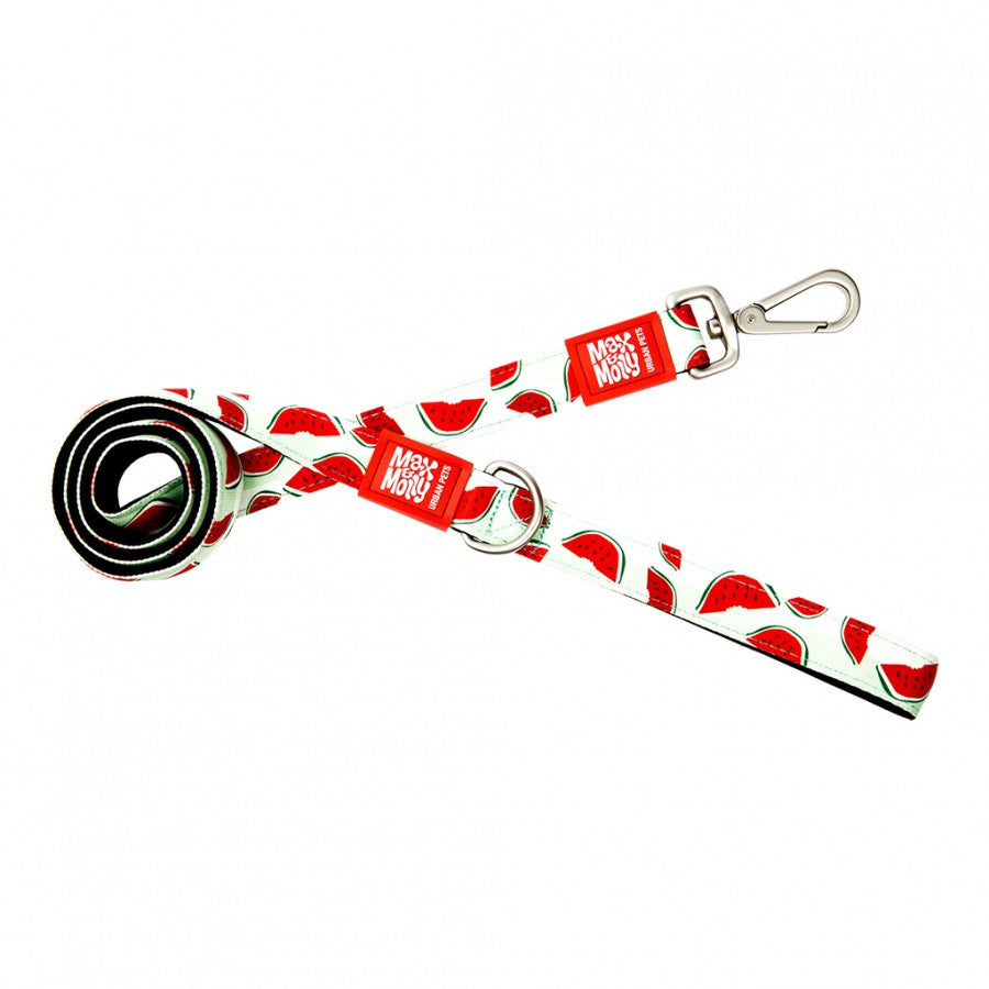 *DISC* MAX & MOLLY - Original Leash - WATERMELON - 1/2in x 4ft