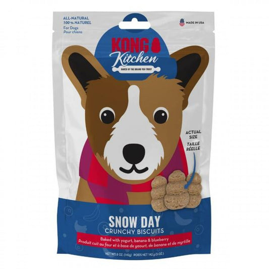 LocalID_67971 *LIMITED EDITION* KONG - Crunchy Biscuit Snow Day Dog Treats - 142GM (5oz)