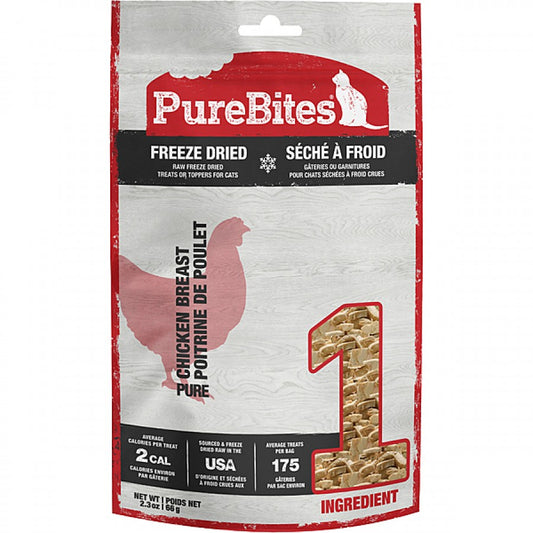 Purebites - Freeze Dried CHICKEN Breast Cat Treat - 66GM (2.32oz)