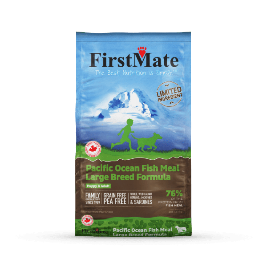 FirstMate - GF LID PACIFIC OCEAN FISH Large Breed Dry Dog Food - 11.4KG (25lb)