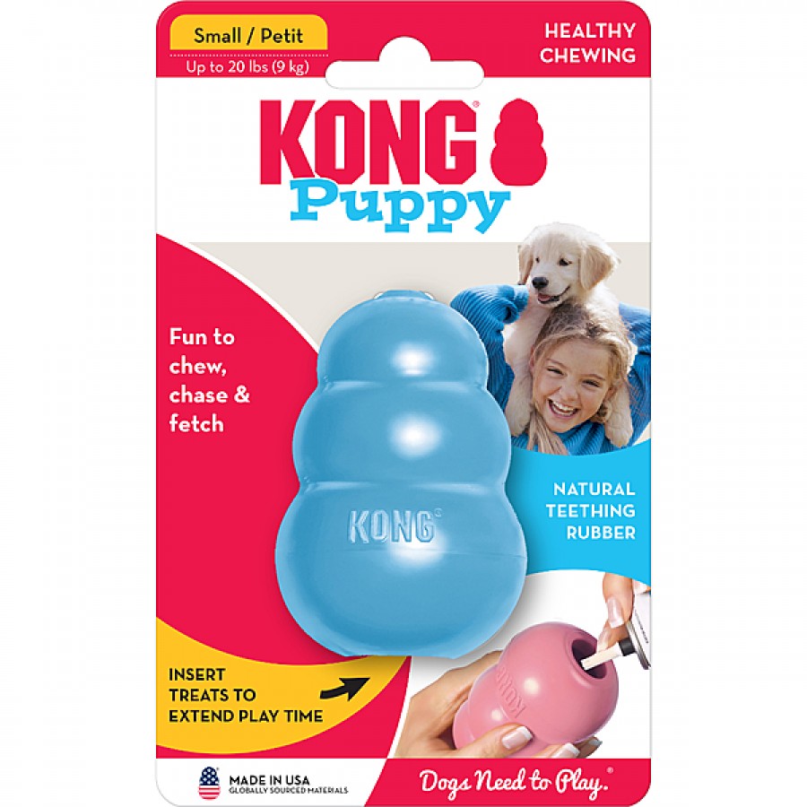 LocalID_69854 KONG - Puppy Treat Dispensing Chew Toy - SMALL - 7.5CM (3in)