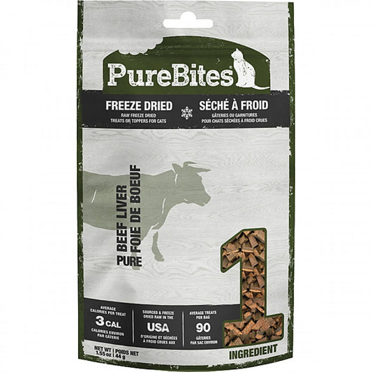 PureBites - Freeze Dried BEEF LIVER Cat Treats - 44GM (1.55oz)