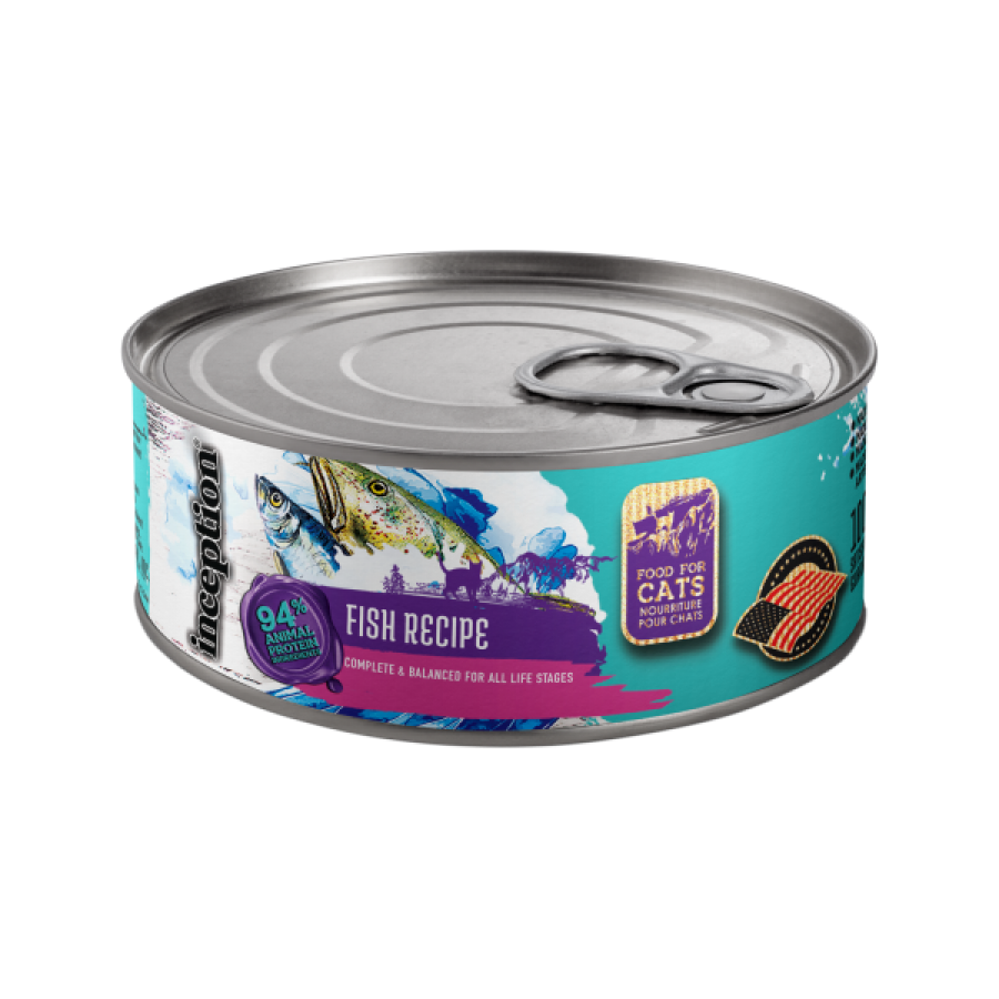 *S.O. - Up to 3 Week Wait* Inception - FISH Wet Cat Food - 156GM (5.5oz) x 24 CASE