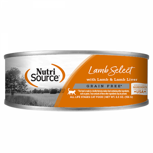LocalID_69587 NutriSource - Grain Free LAMB Select Wet Cat Food - 155GM (5.5oz)