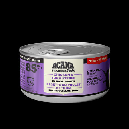 LocalID_65122 Champion Foods - Acana Kitten CHICKEN and TUNA in Bone Broth Wet Cat Food - 85GM (3oz)