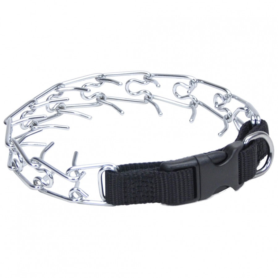 Coastal - Nylon Pinch Collar - BLACK - 35.56CM (14in)