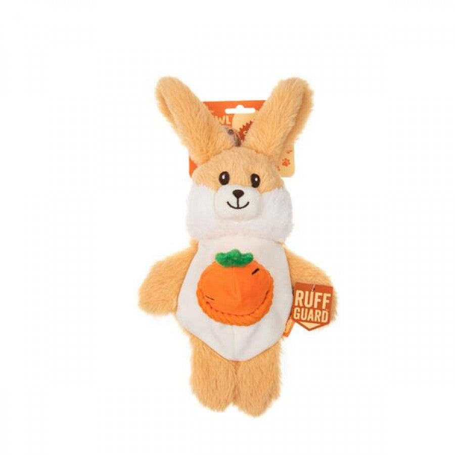 Growl - Snackerz Bunny Dog Toy - BROWN - 25CM (9.7in)