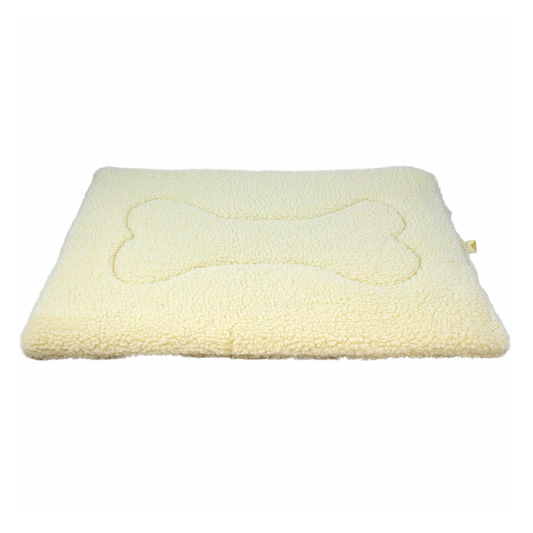 LocalID_43360 Unleashed - FLOP Natural Flat SHERPA Dog Mat Natural - XXLarge - 122x76cm (48x30in)