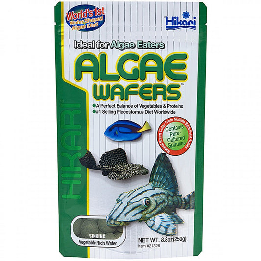 Hikari - Sinking Mini Algae Wafers - 250GM  (8.8oz)