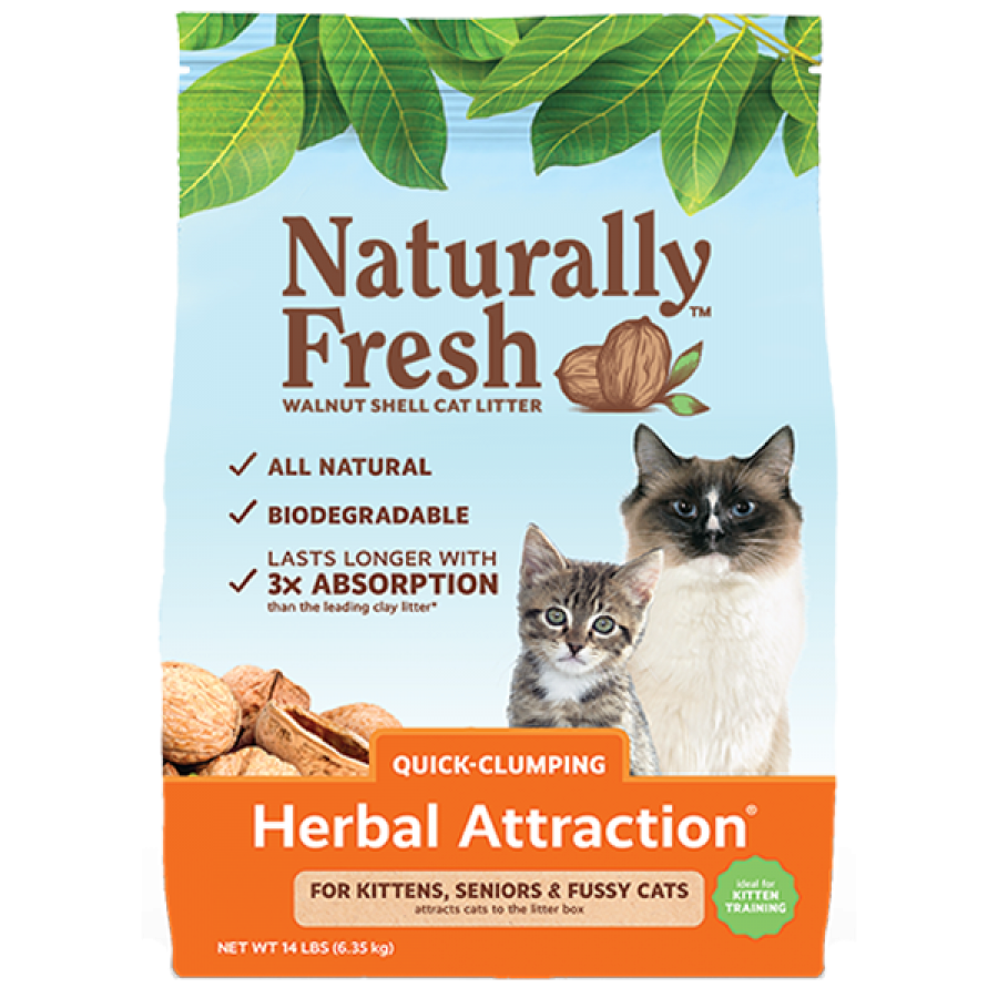 *S.O. - Up to 3 Week Wait* Naturally Fresh - Quick-Clump Herbal Attraction Litter - 6.35KG (14lb)