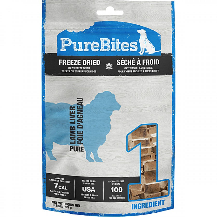 Pure Bites - Freeze Dried LAMB Dog Treat - 95GM (3.35oz)