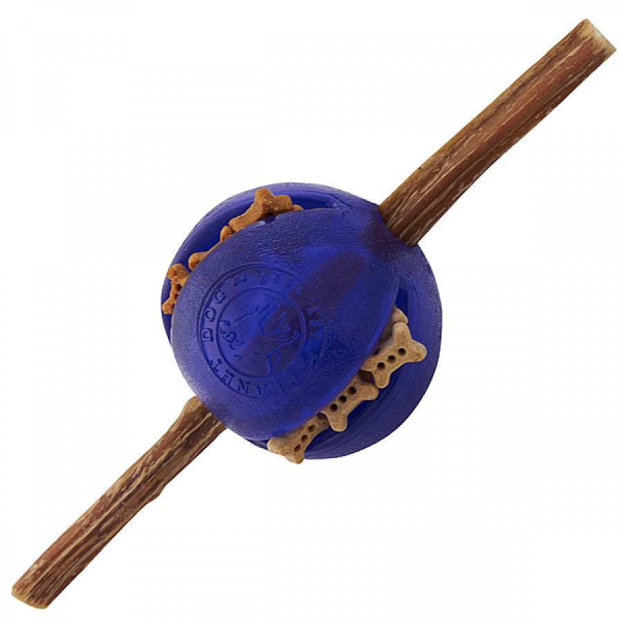 LocalID_65153 Outward Hound - Orbee Tuff Guru BLUE Dog Toy - 10.16CM (4in) 