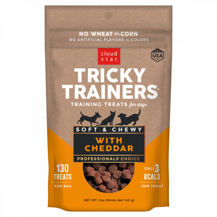 LocalID_61913 Cloud Star - Chewy Tricky Trainer CHEDDAR Dog Treat - 142GM (5oz)