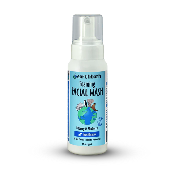 LocalID_70672 Earthbath - Foaming Facial Wash Bilberry & Blueberry for Cats and Dogs - 237ML (8oz)