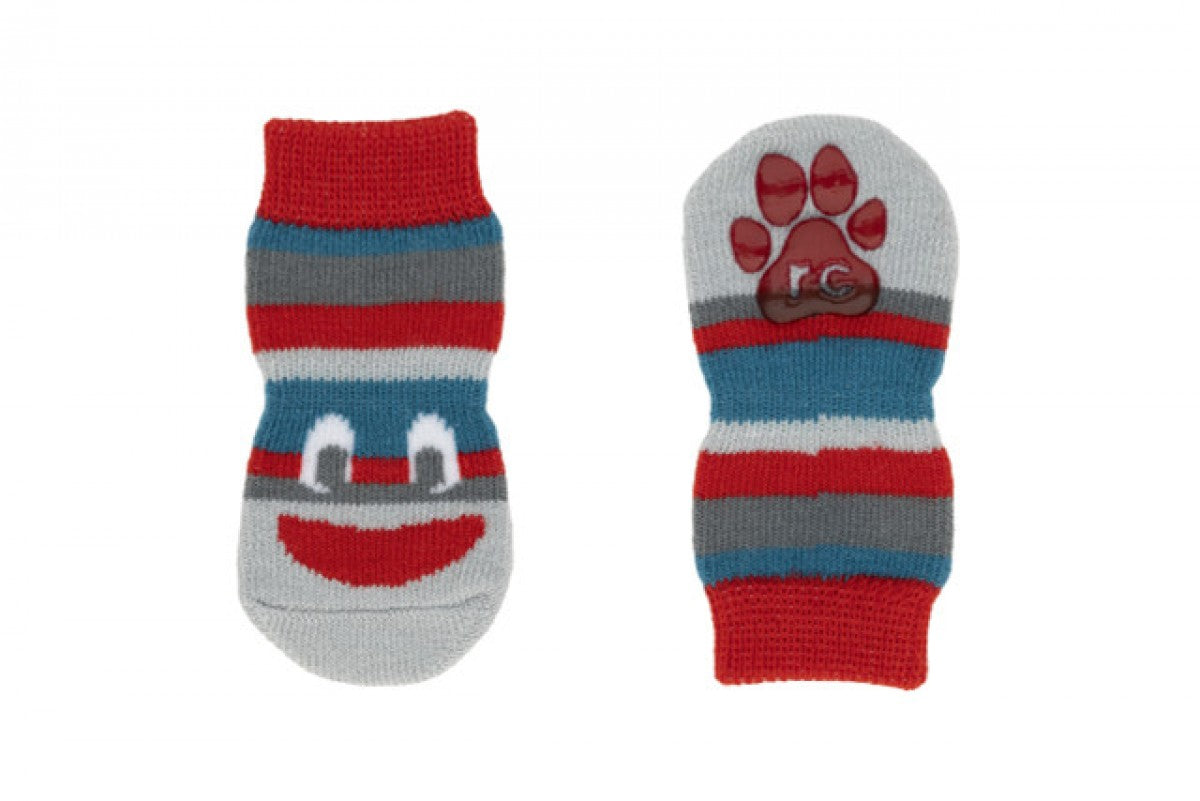 RC Pets - Fun PAWks Dog Socks - BANDIT - XSMALL - 7.6CM (3in)