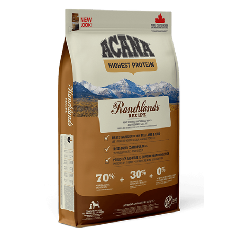 Champion Foods - Acana REGIONALS - RANCHLANDS Dry Dog Food - 2KG (4.4lb)