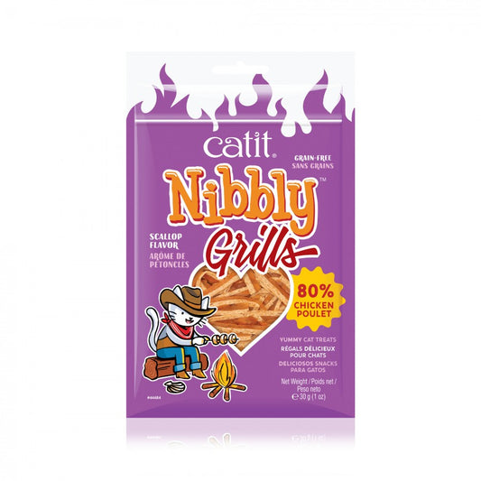 LocalID_70452 Catit - Nibbly Grills CHICKEN and SCALLOP Flavour Cat Treat - 30GM (1oz)