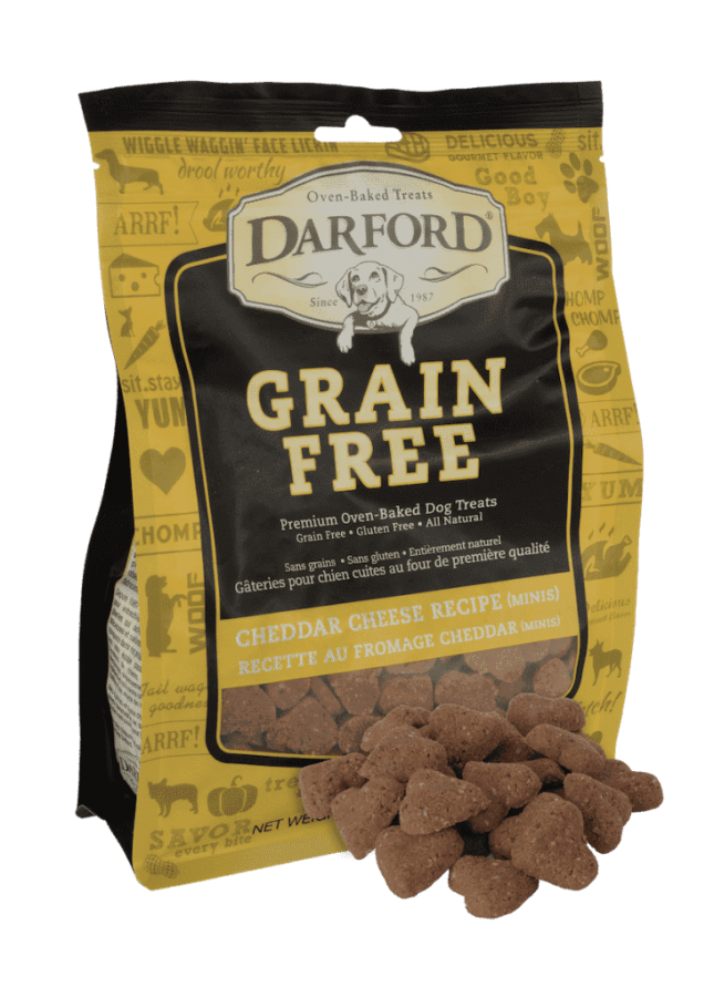 LocalID_68198 Darford - GF CHEDDAR CHEESE Recipe MINIS Dog Treat - 340GM (12oz)