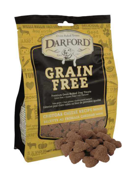 LocalID_68198 Darford - GF CHEDDAR CHEESE Recipe MINIS Dog Treat - 340GM (12oz)