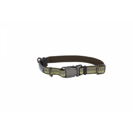 LocalID_45383 Coastal - K9 Explorer Reflective Adj Collar - Fern - 1.6 x 25.4-35.5CM (5/8 x 10-14in)