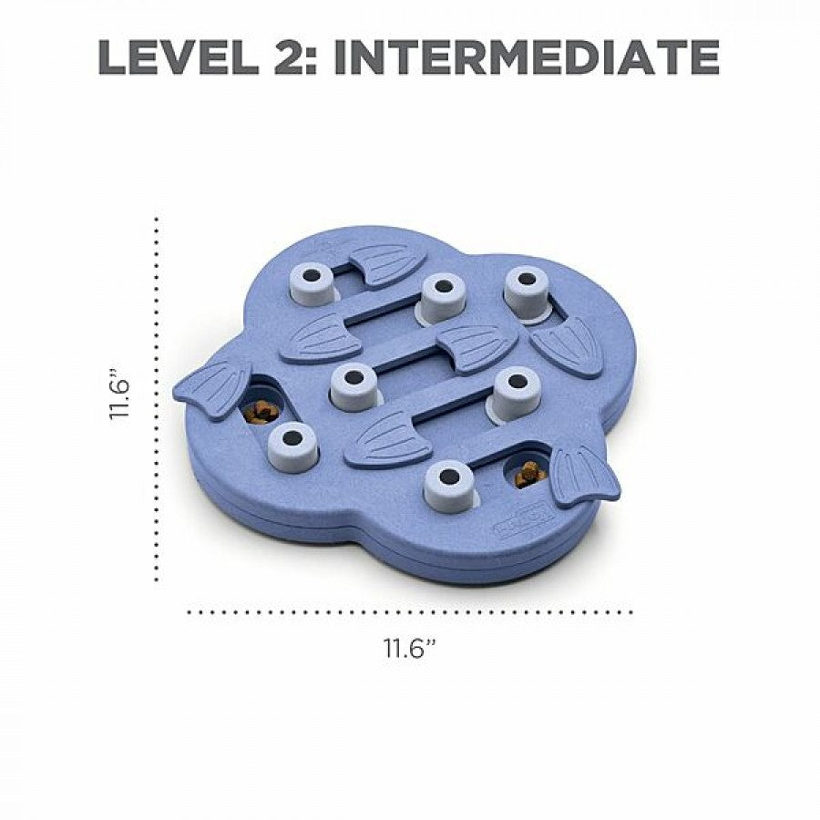 LocalID_69977 Nina Ottosson - Hide N Slide Puzzle Dog Toy - PURPLE - 34x34x7CM (13.5x13.5x2.8in)