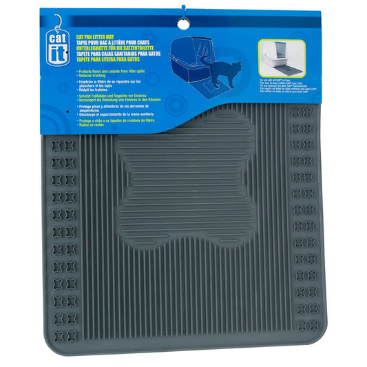 LocalID_70503 Catit - Cat Pan Litter Mat - GRAY - 34 x 40.5CM (13x16in)