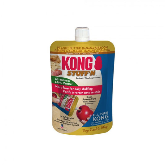 *S.O. - Up to 2 Week Wait* KONG - Stuff'N Snack All Natural PEANUT BUTTER, BACON and BANANA Dog Treat - 170GM (6oz)