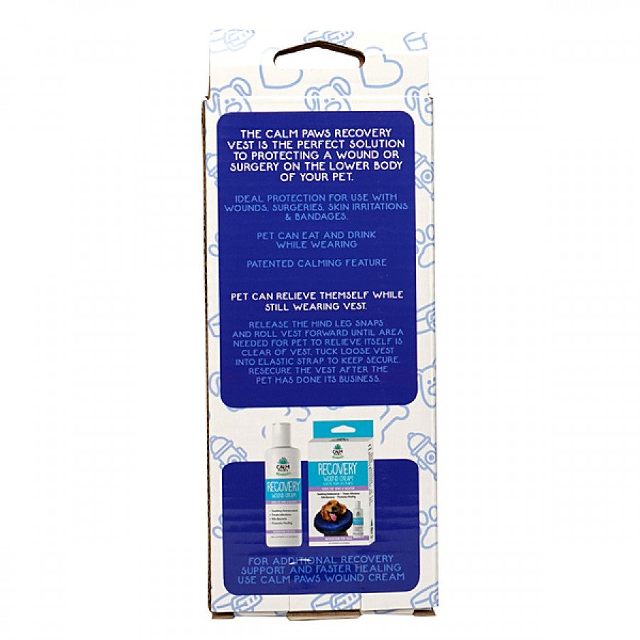 Calm Paws - Calming Recovery Vest with Calming Disc - XSMALL - 4-8LB