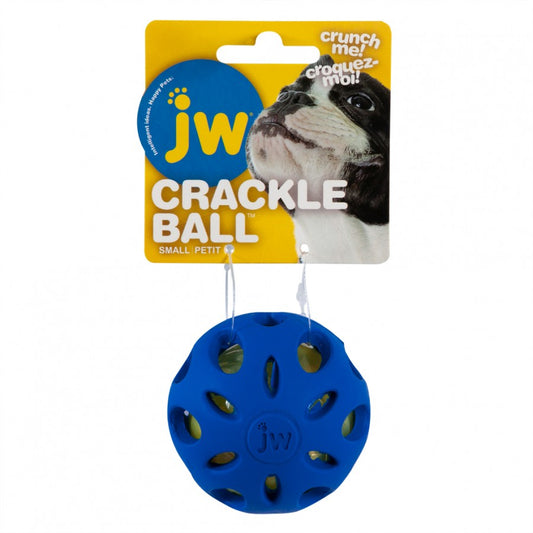 LocalID_47245 JW Pet - Crackle Heads Ball Dog Toy - SMALL - 6.4CM (2.5in)