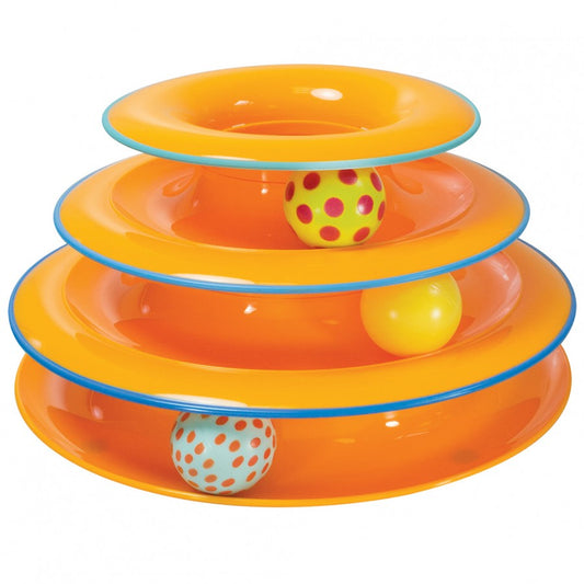 *DNR* Petstages - Tower Of Tracks Cat Toy - 14x25.5CM (6x10in)