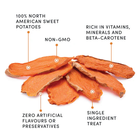 LocalID_68149 Crumps' Naturals - SWEET POTATO Dog Chews - 330GM (11.6oz)