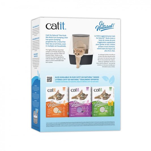 LocalID_69320 Catit - Go Natural! Pea Husk Mix Multi-Cat Clumping Cat Litter - VANILLA - 6.4KG