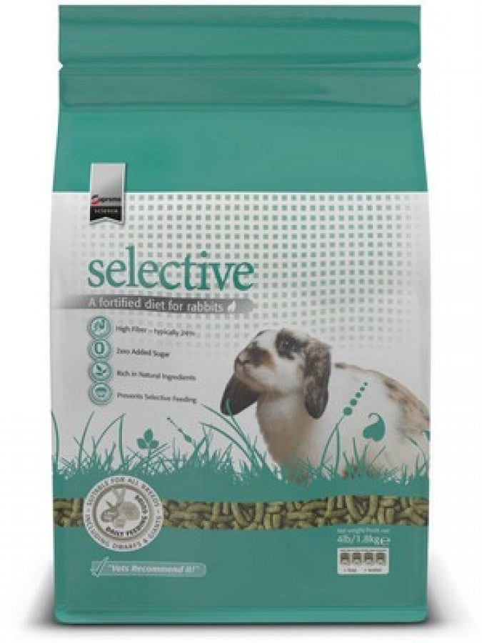 *S.O. - Up to 2 Week Wait* Supreme Pet Foods - Selective Fortified Rabbit Diet - 1.8KG (4lbs)