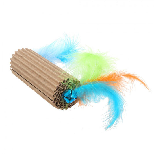LocalID_69471 Ware - Corrugated Bell Bar Cat Toy - 15CM (6in)